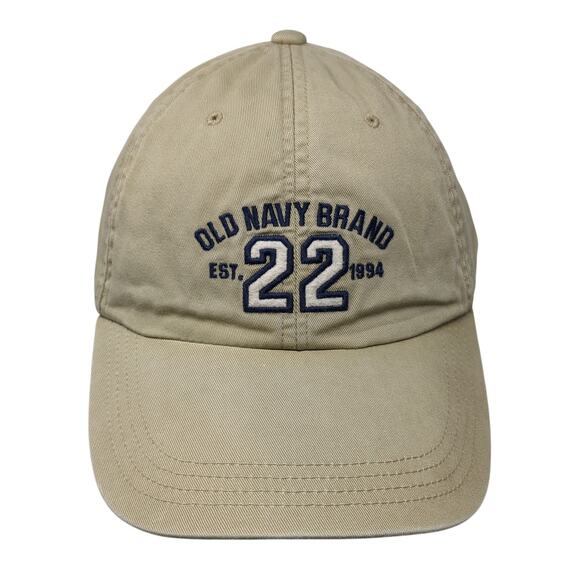 Old Navy Brand 22 Slideback Hat Brown XL Embroidered Adjustable Outdoor - Picture 1 of 10